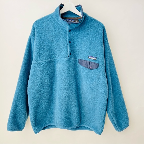Patagonia Other - Patagonia Vintage synchilla snap T pullover in blue